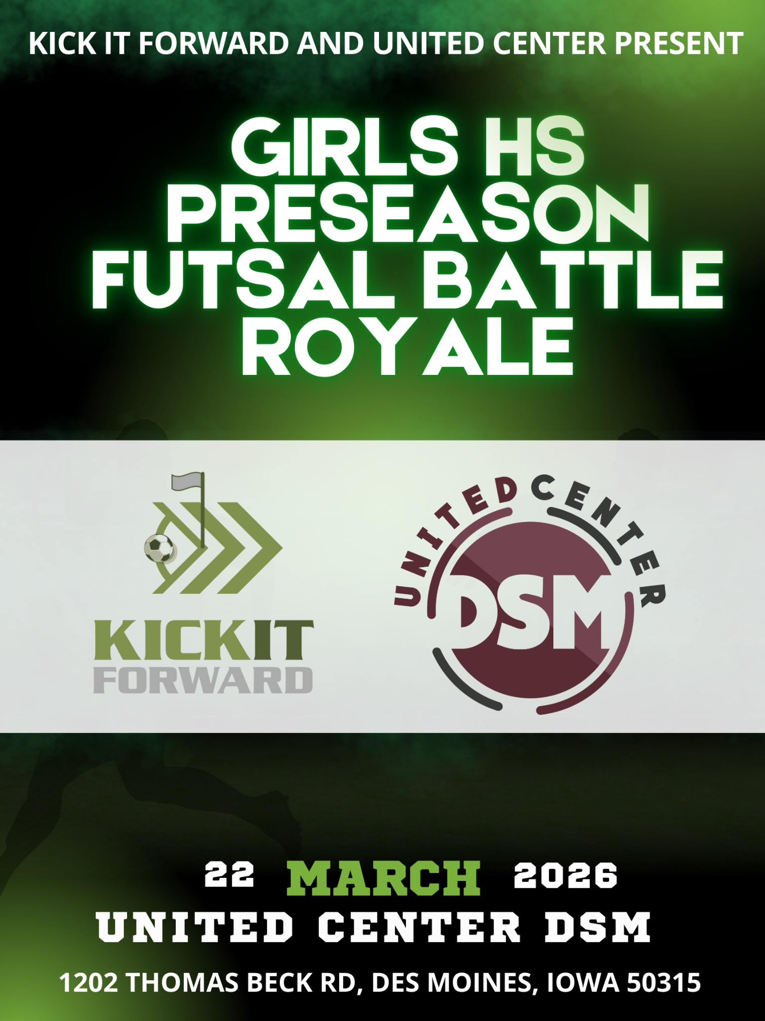 Girls HS Preseason Futsal Battle Royale Logo